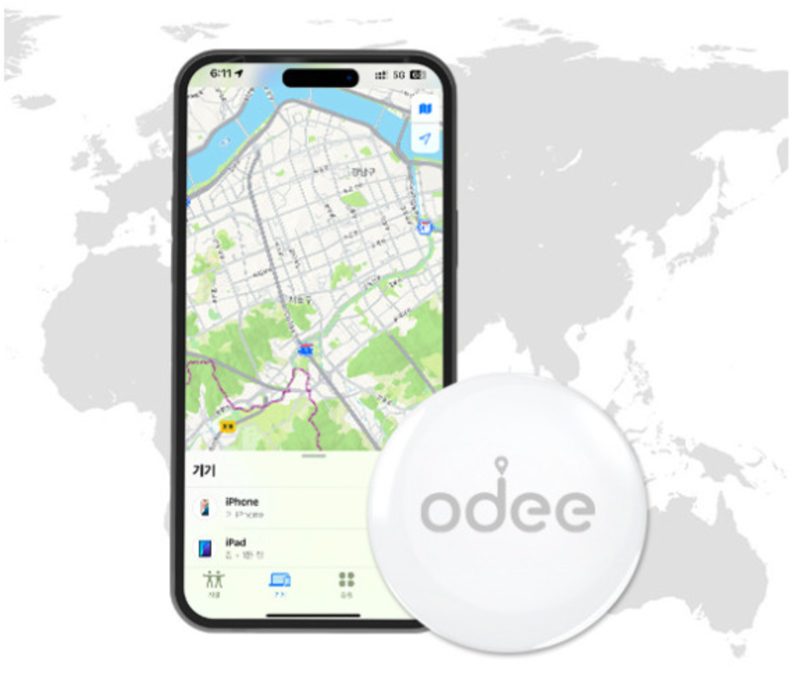 글로벌 지도와 odee 태그